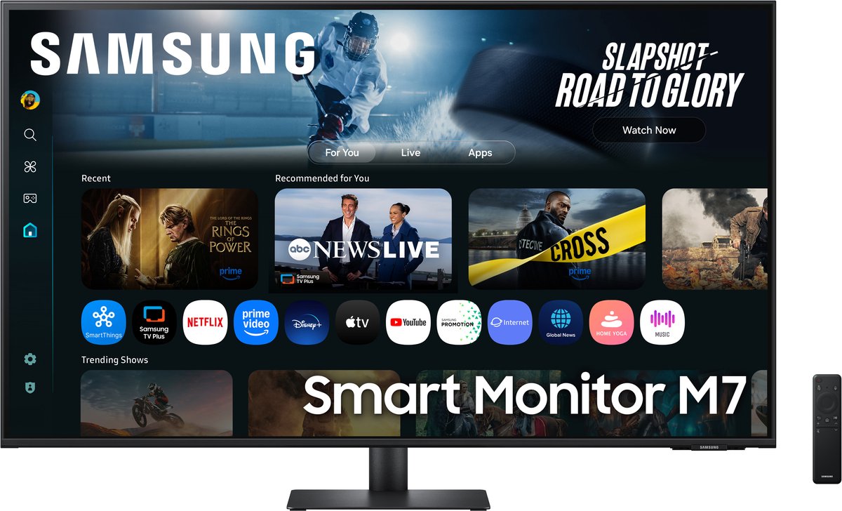 SAMSUNG M7 43" Smart Monitor M70F UHD lcd-monitor