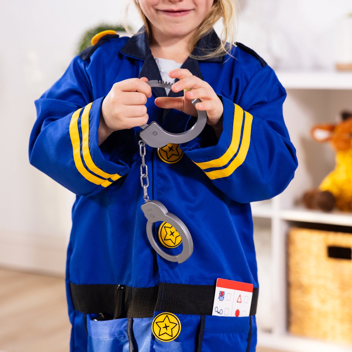 Melissa & Doug – Verkleedset politie – Inclusief walkietalkie met geluid — afbeelding 7
