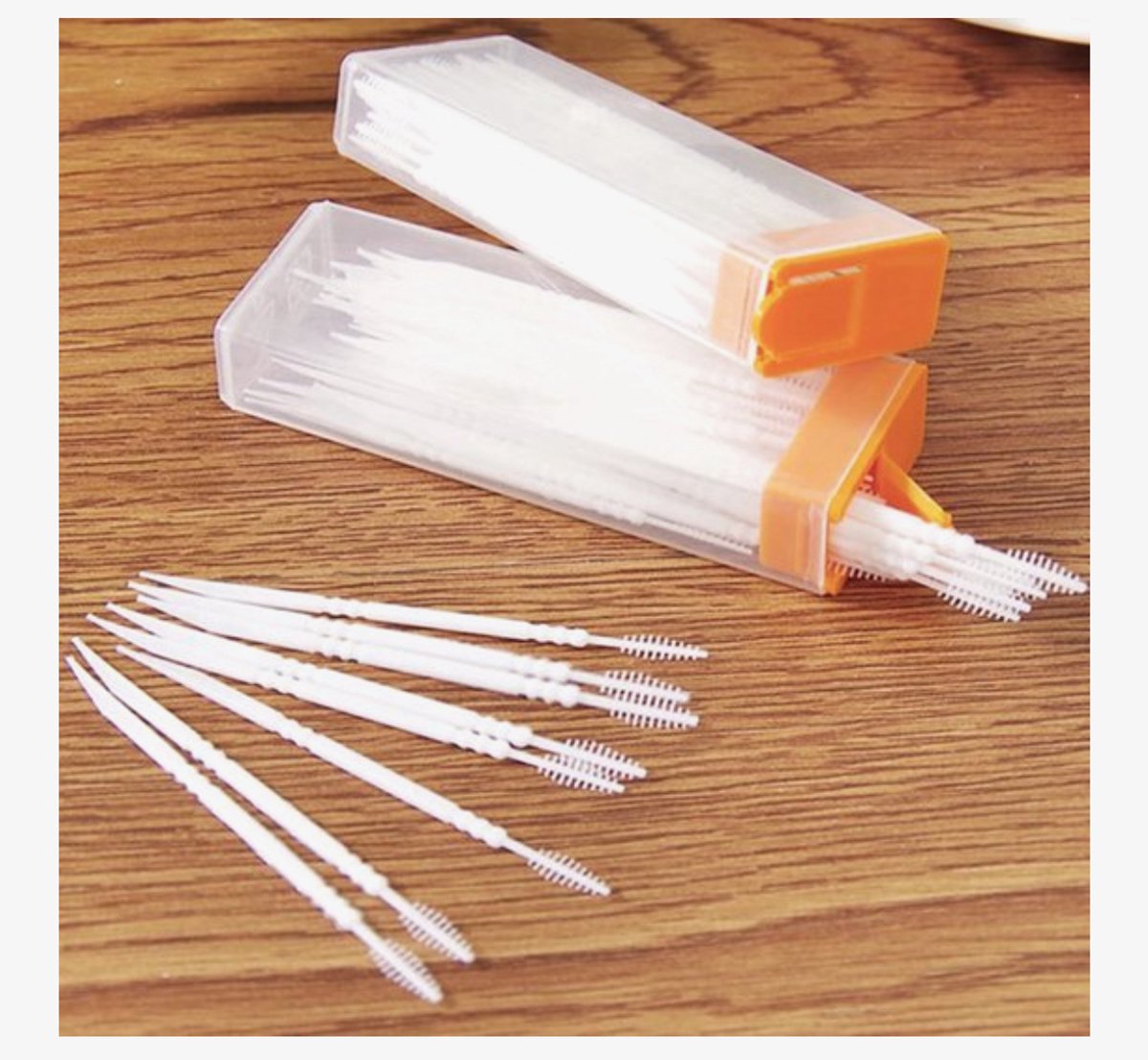Goedkoopste 60 Pcs TandenStokers Flosdraad Staven Borstel - Dental care - Schone Tanden - Brush Sticks
