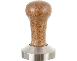 Motta Tamper RVS/Hout Bruin - 58 mm