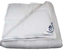 Polydaun FRISK dekbed - 4-seizoenen - gerecyclede Isocraft® vulling - 100% fijne katoenen tijk - 240x220 cm