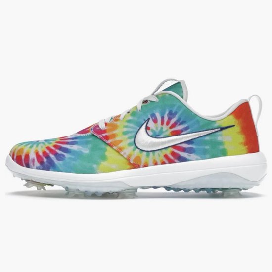 Nike Roshe Golf Tour - Golfschoenen - Limited Edition - Unisex - Wit/Tiedie - Maat 40 - Doos Zonder Deksel van Nike — afbeelding 2