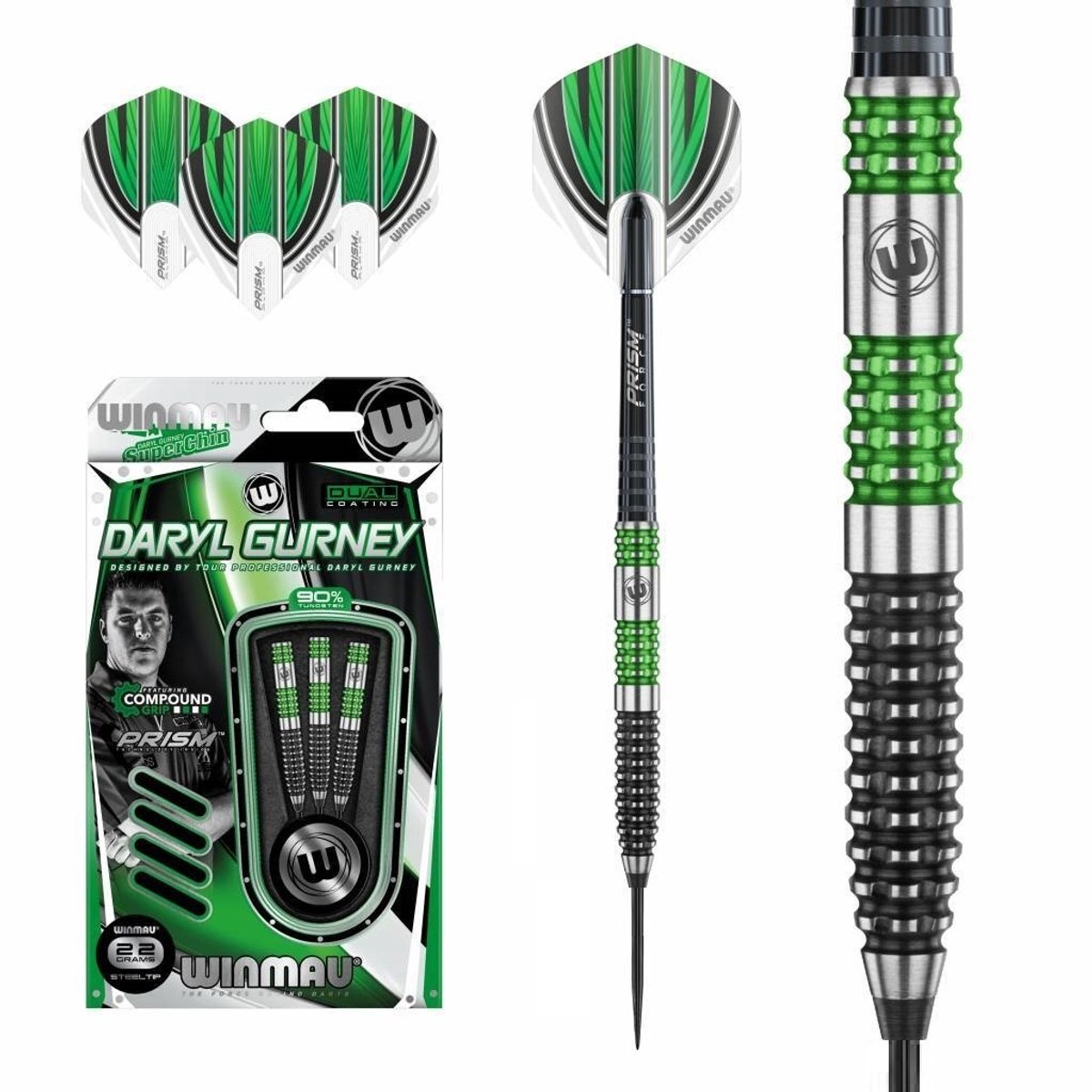 Winmau Daryl Gurney 90% Special Edition - Dartpijlen