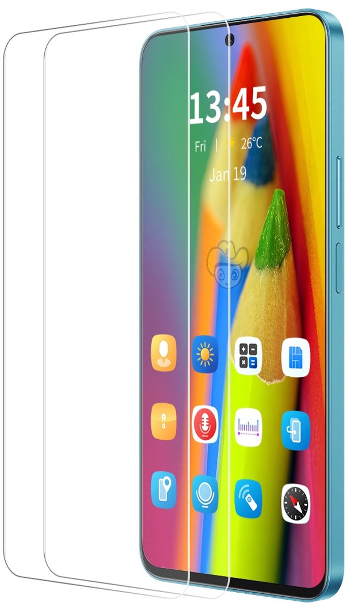 ENKAY Screen Protector - Geschikt voor OnePlus Nord CE5 Screen Protector - ENKAY 9H Tempered Glass Duo-Pack - Transparant