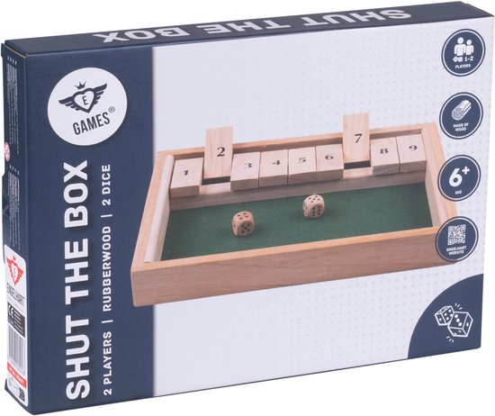 Longfield Games Shut The Box Klein