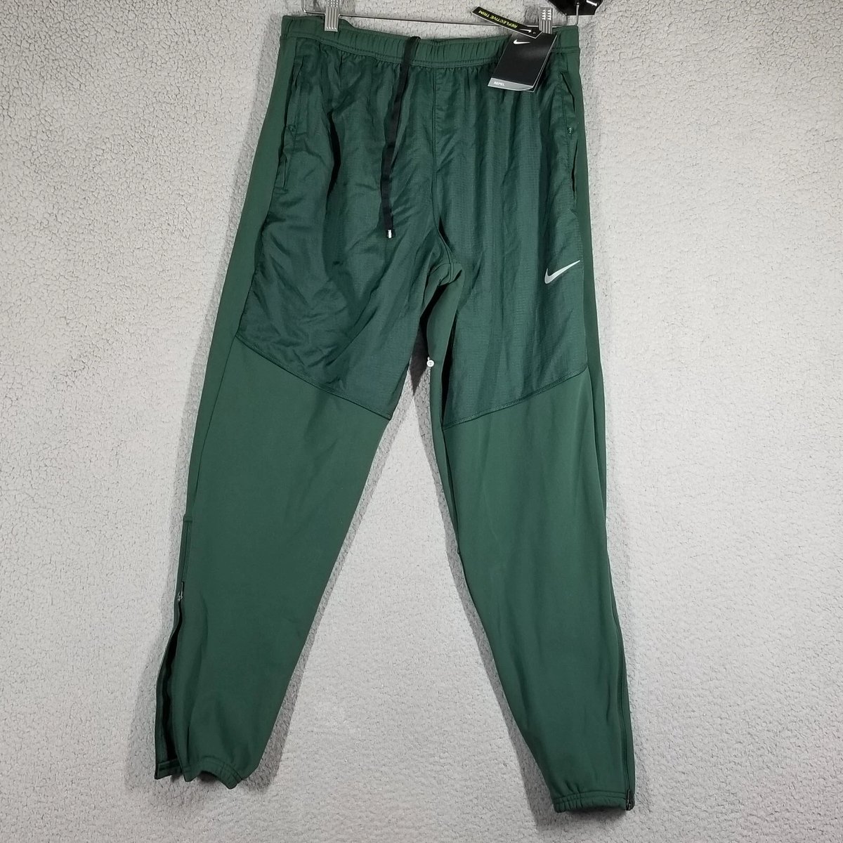 Nike Hardloop Broek Heren Trainingsbroek Water Werend Donker Groen