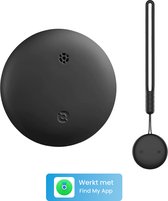 DOUBLE MM124 - Airtag- Koffer Tracker - Tag - Wereldwijde Dekking - Voor Apple - Batterij 1 jaar - Locatie Delen op 2 Telefoons - Find My App