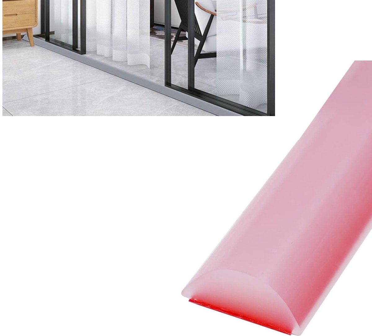 xiruiubao Zwaalbeschermstrip voor douche, zelfklevend, 2 m TPE