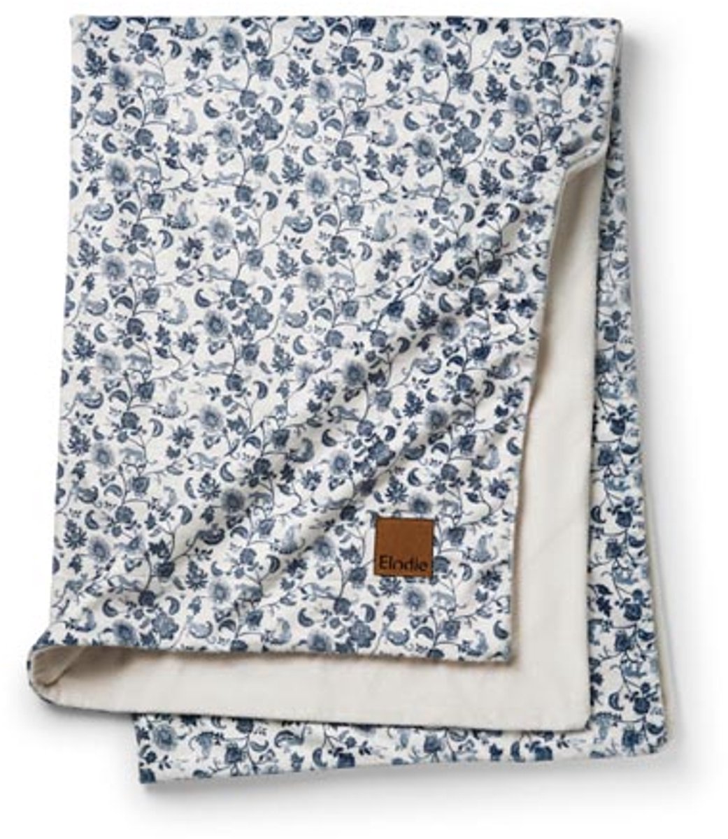 Elodie Pearl Velvet baby deken - Wiegdeken - Dekentje baby - Babydeken - Dekentje - 100 cm x 75 cm - Garden Leo Toile