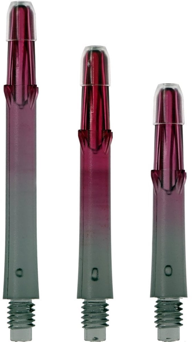 L-Style L-Shaft Gradient N9 Locked Straight Black & Pink - Dart Shafts Medium 330