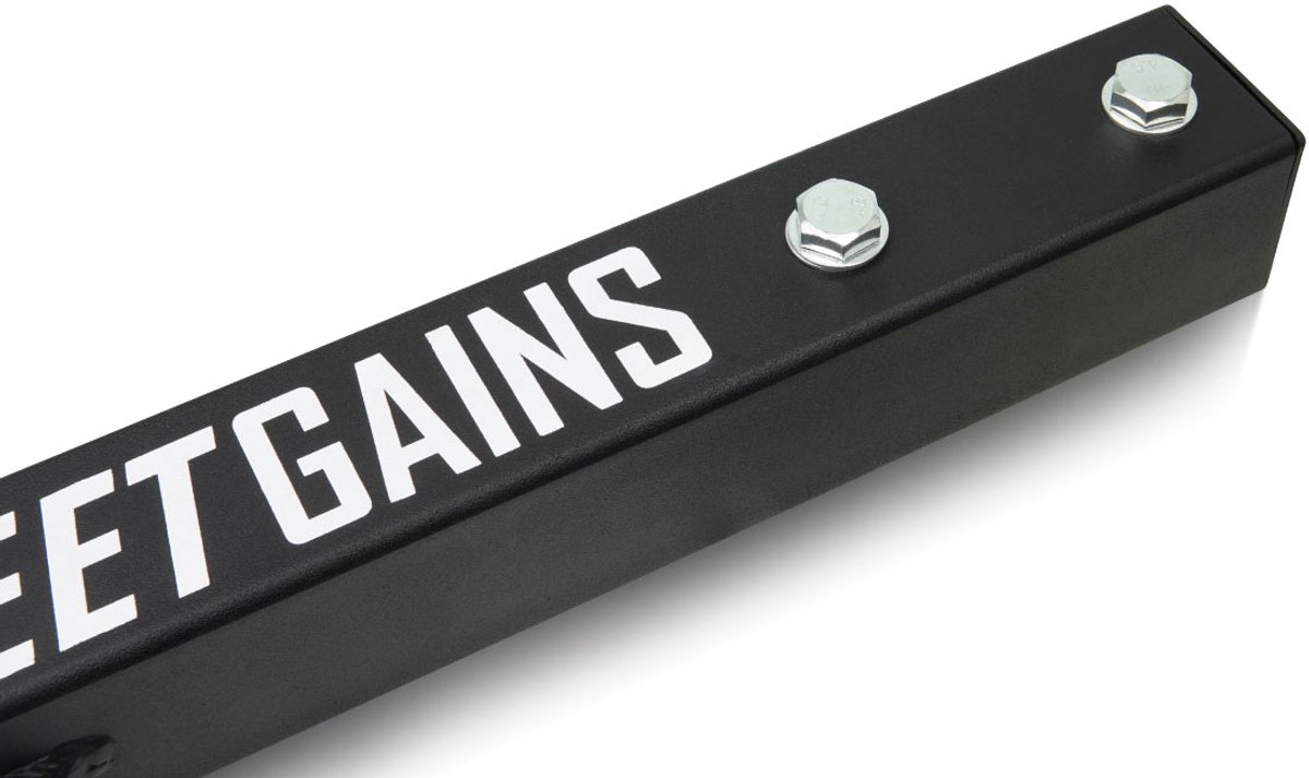 StreetGains® Optrekstang Compact Grip Pull-Up Bar – Plafondmontage – 3 Greepposities – RocketFrame® Constructie – Met Haak – Voor Binnen & Buiten – Calisthenics & Fitness thumbnail 5