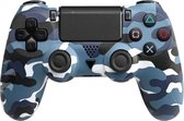 Bol.com Draadloze Game Controller - Geschikt voor PS4 - Camouflage Blauw aanbieding