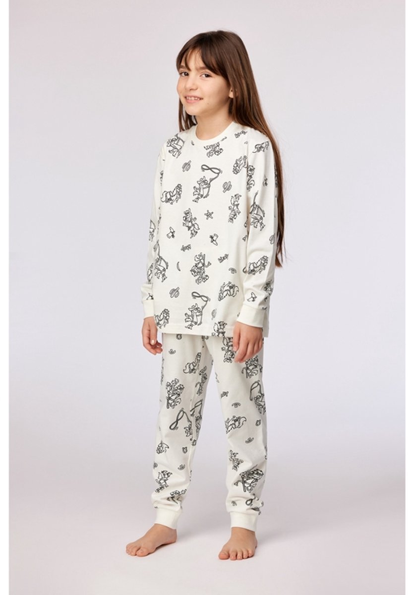 Woody pyjama unisex - color-me - pony - 252-10-CPC-S/973 Wit