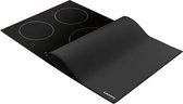 Louvera Inductie Beschermer 60x52 - Zwart - Plaque de recouvrement induction - Tapis induction - Plaque de recouvrement pour plaque de cuisson - Crédence Cuisine - Tapis antidérapant - Accessoires de Cuisine