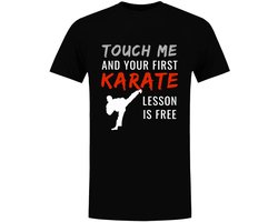 Karate Heren T-shirt - grappig martial arts shirt - sport humor t-shirt - origineel