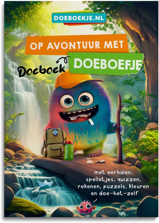 Foto: Doeboefjes doeboek deel 2 op avontuur met doeboefje a4 puzzelen quizzen taalspelletjes rekenen verhaaltjes voor kinderen 7 tot 12 jaar