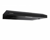 Heinner Onderbouw Afzuigkap - 60 cm - 190 m³/u - 2 standen - LED-verlichting – Aluminium Vetfilter – 5 Jaar Garantie - Zwart