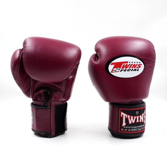 Gants de boxe Twins Kickboxing Twins BGVL 3 Rouge vin - 473 g
