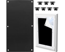 Verduisterende rolgordijnen zonder boren - 48x93 cm - Zwart - Draagbare verduisteringsgordijnen - Met 7 zuignappen - Verduisterende zonwering en warmte-isolatie - Geschikt voor dakramen, slaapkamers, tuindaken