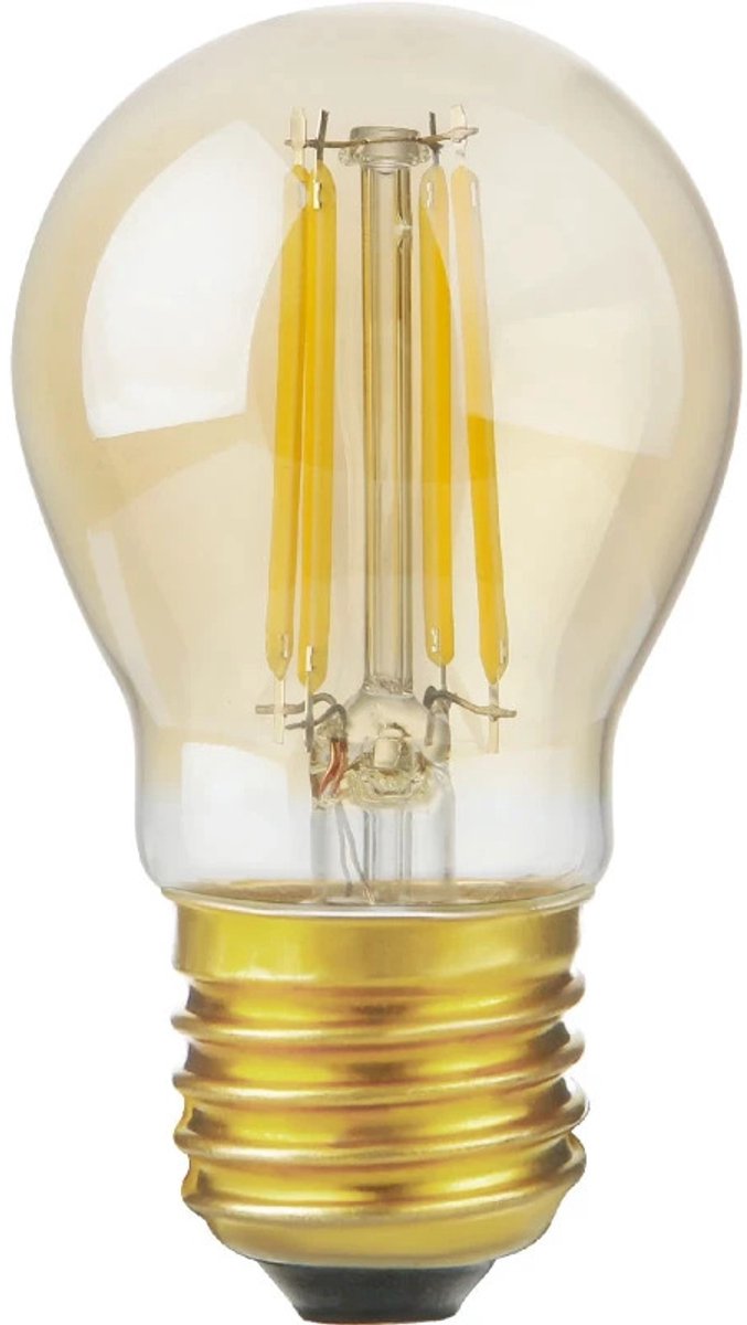 SPL E27 LED Kogellamp | 4.7W Goud 2200K 220V/240V 922 | 360° Dimbaar