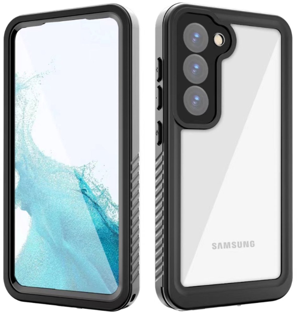 Redpepper Dot Plus Waterproof Backcover geschikt voor Samsung Galaxy S23 - Zwart