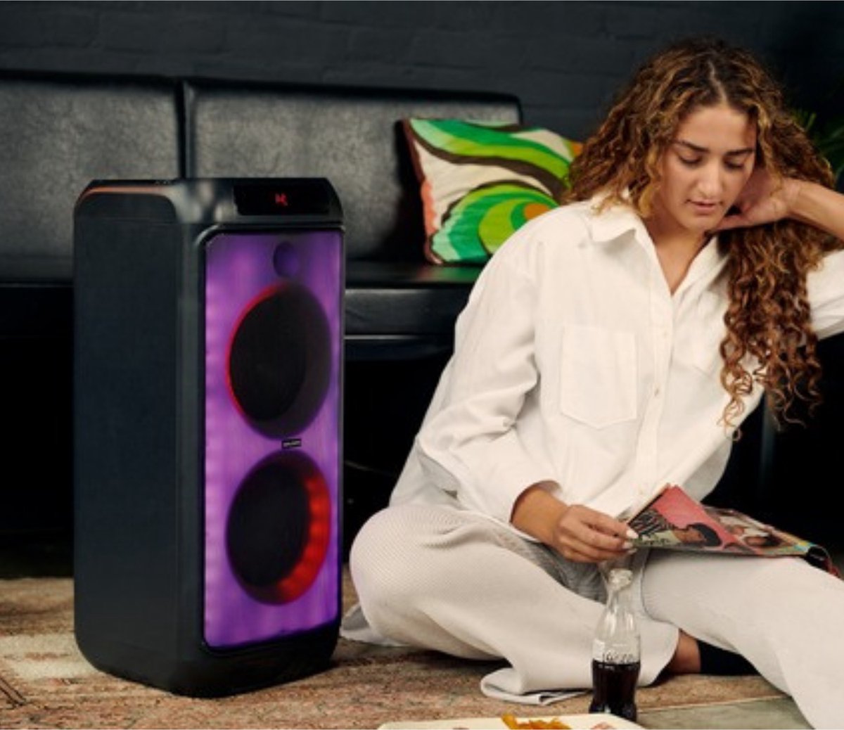 Salora PARTYBOX500 - Party Speaker - Box - Partybox - Boombox - 500 watt - LED verlichting – foto 7