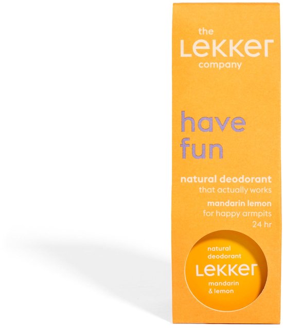 The lekker company deodorant -  Mandarijn & Citroen - 30 ML