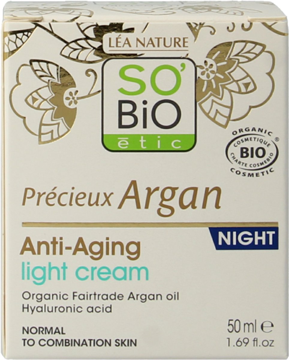 SO’BiO étic Anti-aging night fluid 50ml