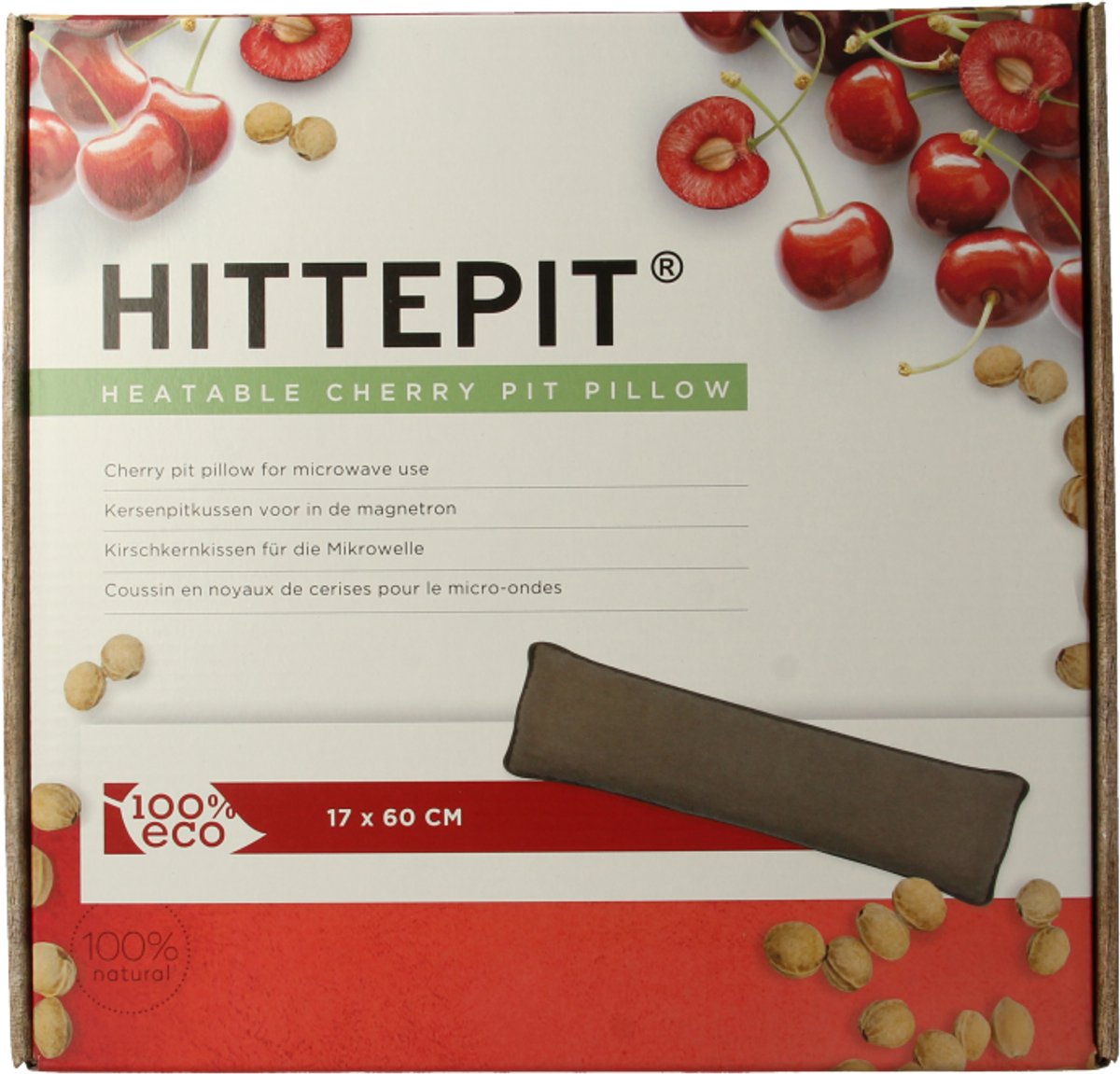 Goedkoopste Hittepit Rechthoekig ECO Kersenpitkussen - Pittenzak Magnetron - 60cm x 17cm