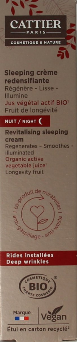 Goedkoopste Cattier Nachtcreme revitaliserend 50 Milliliter