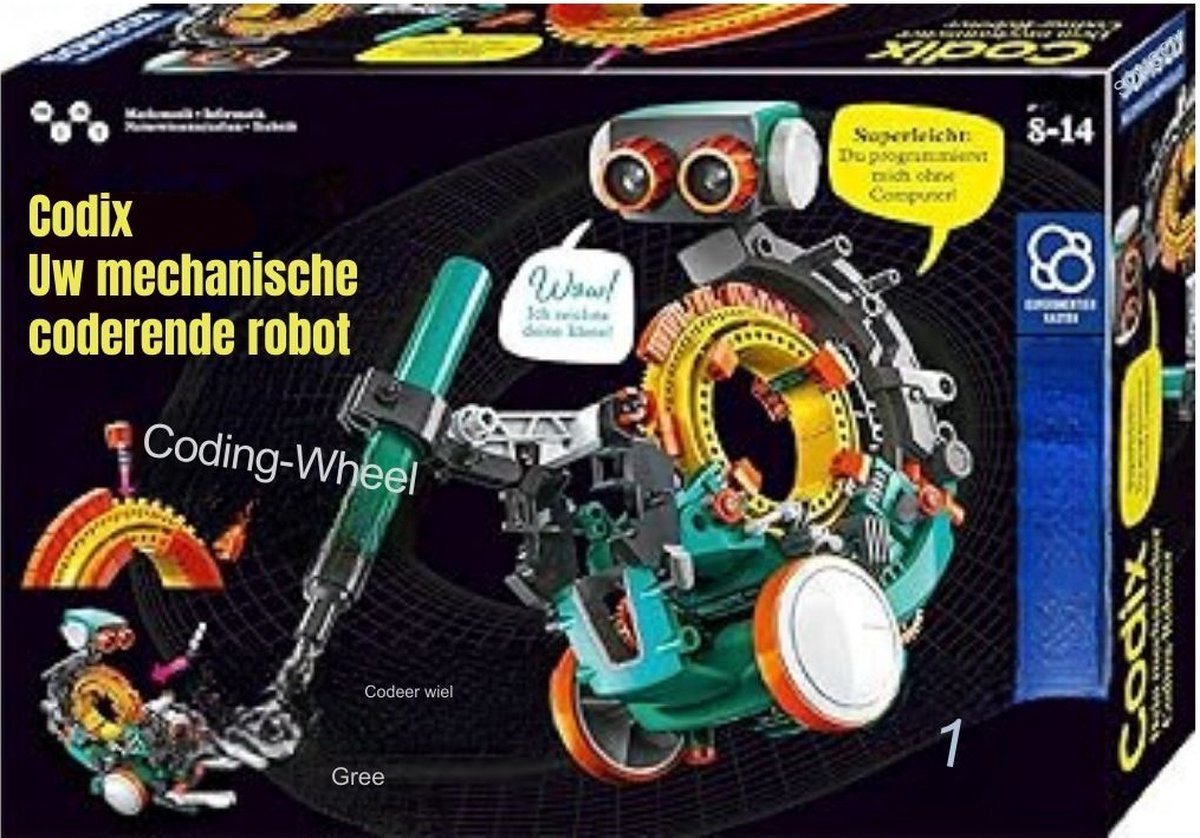 Thuys – Robot Bouwpakket – Educatief Speelgoed – Speelgoed – 29 x 43 x 8cm – Veelkleurig