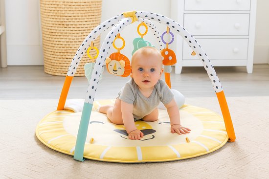 LUVION® Babygym Safari - Met baby speelmat - Baby gym met sensorisch speelgoed van Luvion — afbeelding 2