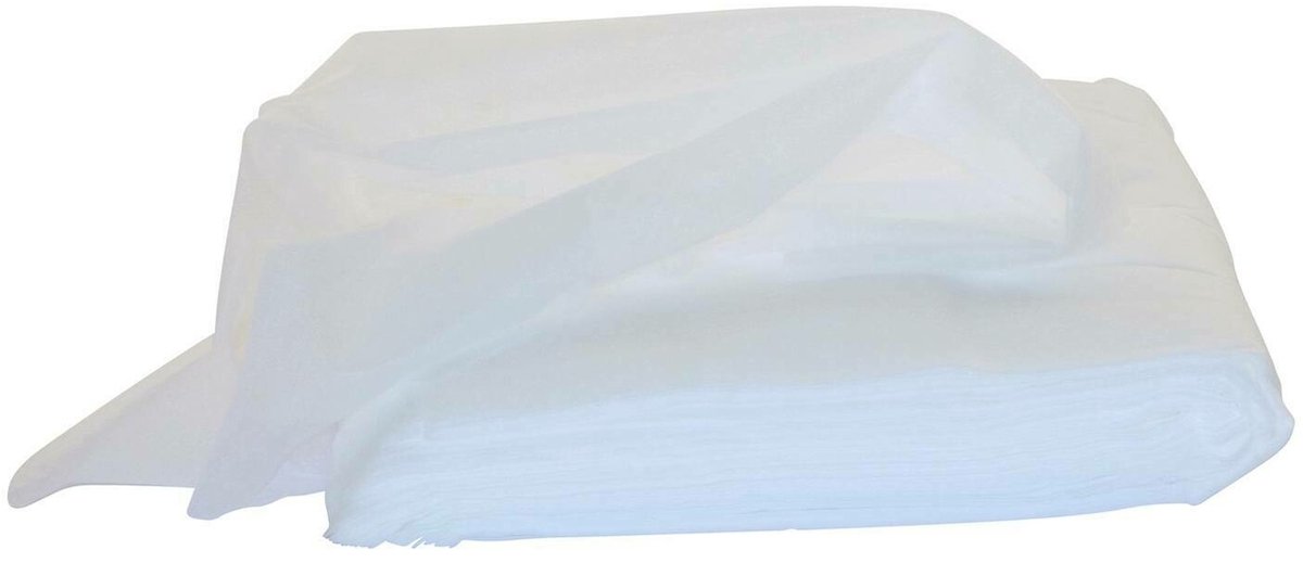 Stofwisdoek Polypropyleen 20-Grams – 25x40 cm – Wit – 100 Stuks
