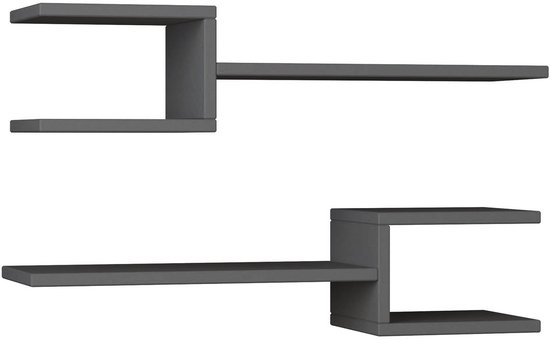 HOCUS PICUS Zwevende Wandplanken Set van 2 - Moderne Wandrekken voor HOCUS PICUS Zwevende Wandplanken Set van 2 - Moderne Wandrekken voor
