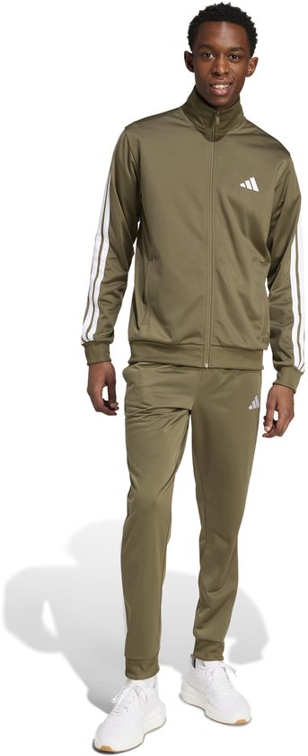 Survêtement d'entraînement Adidas M 3 bandes TT olive - S