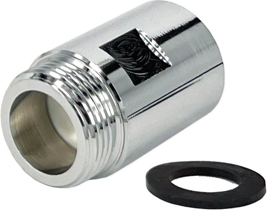 Mondo® magnetisch anti-kalk eco-block voor wasmachine & vaatwasser | Krachtige NEODYMIUM magneten voorkomen het vormen van kalkaanslag | Standaard 3/4" aansluiting voor op wasmachine kraan