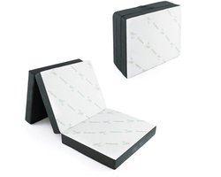 Opvouwbaar Matras - 3-Delig - Volwassen Vouwmatras - logeermatras Opvouwbaar - Zetelbed - Logeermatrassen - Logeer matras - Opvouwbaar Logeerbed 1 persoons