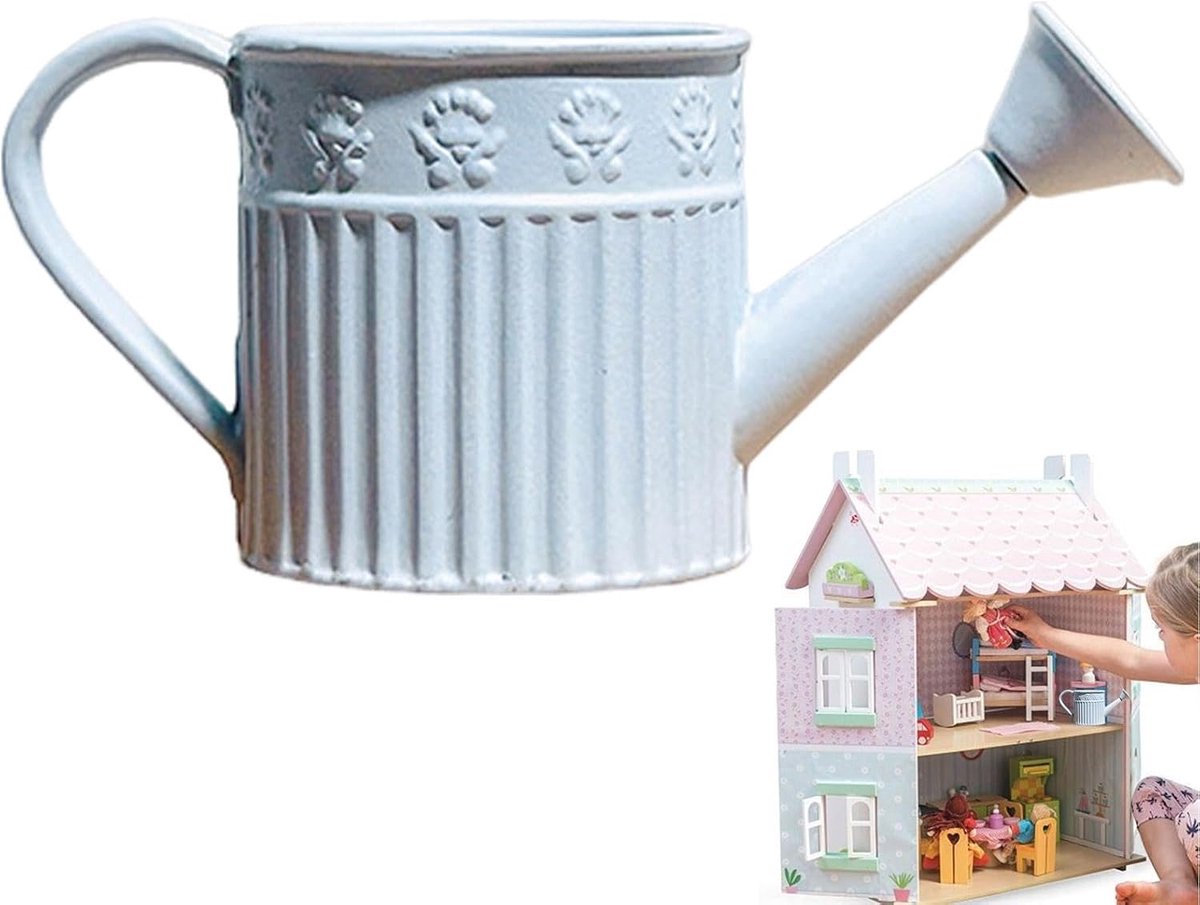Miniatuur gieter - kleine gieter - accessoires voor gieters van legering - decoratie voor een sprookjesachtige tuin - voor huis en tuin