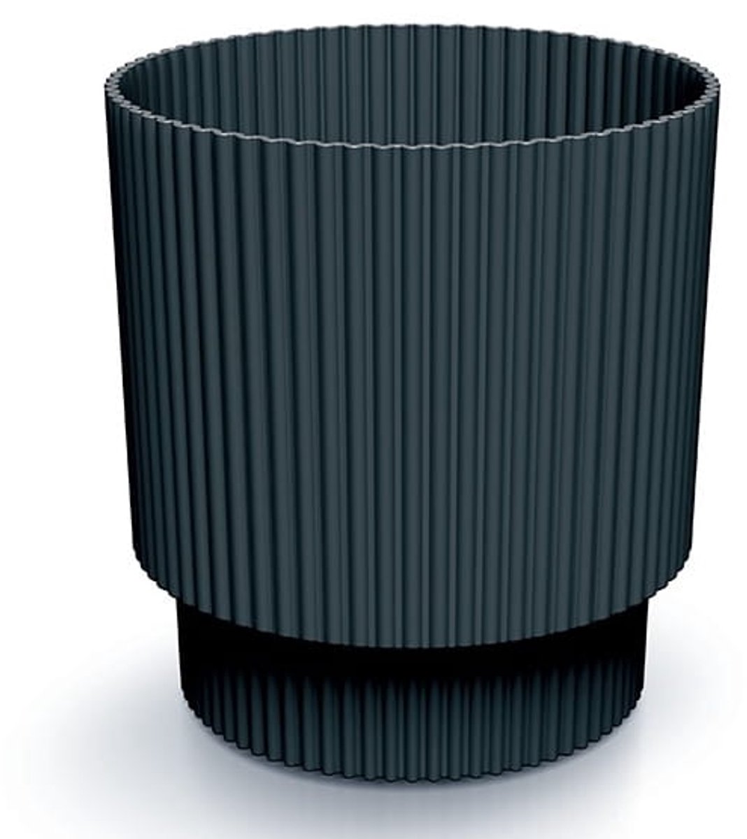 Prosperplast Milly Serie - Antraciet Bloempot - Gepruikt - 13,8x12,8 cm