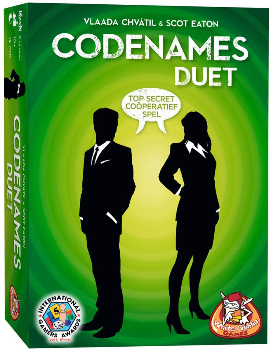 White Goblin Games - Codenames Duet - Gezelschapsspel — afbeelding 2