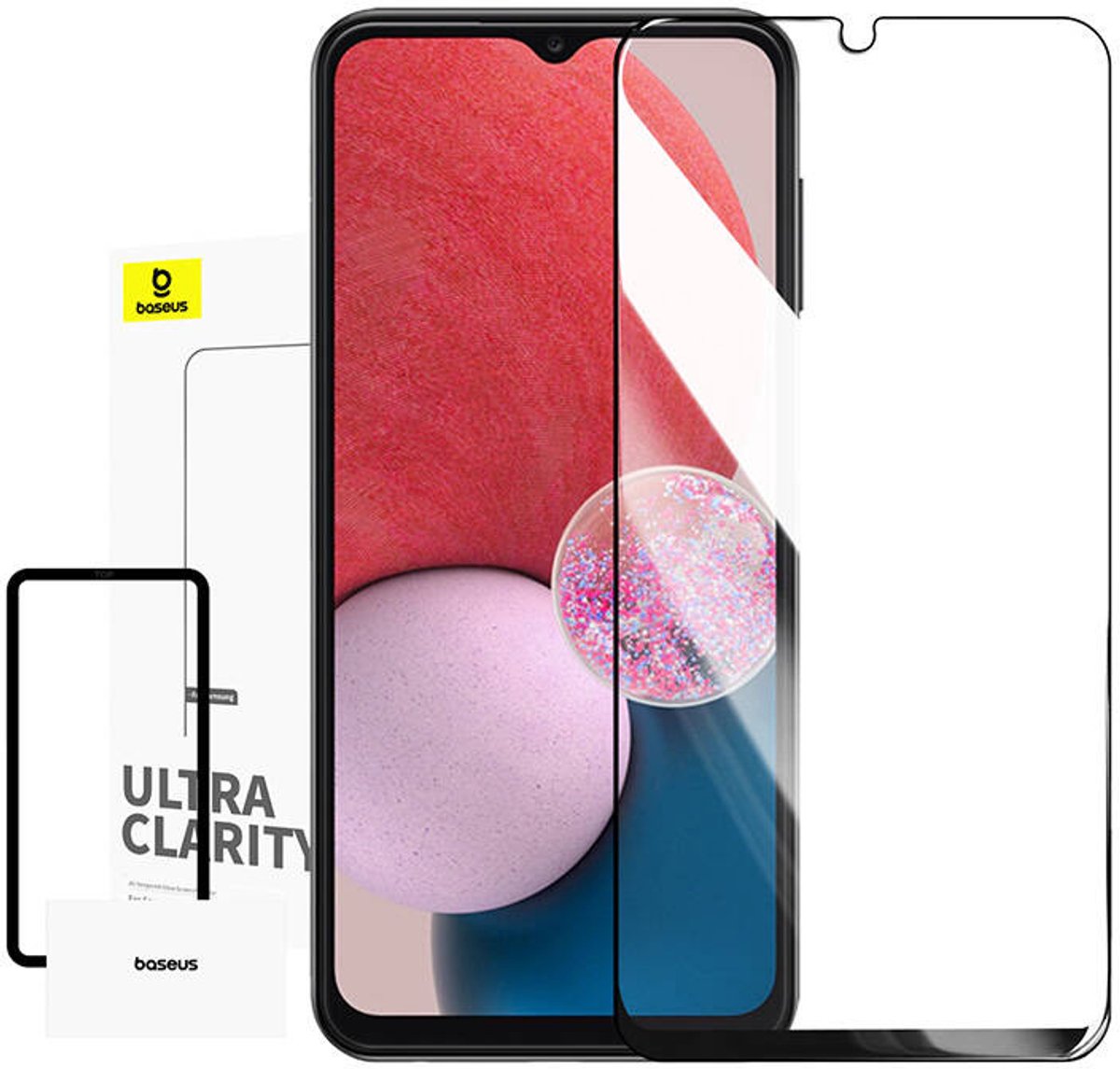 Baseus Gehard Glas Voor Samsung A03S 9H Snelle Installatie Schermbescherming
