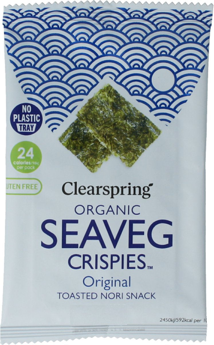 Clearspring Seaveg - crispies original bio 4 Gram