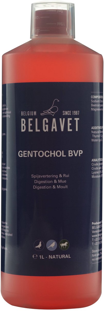 Belgavet Gentochol+ BVP 1000ml - voor postduiven