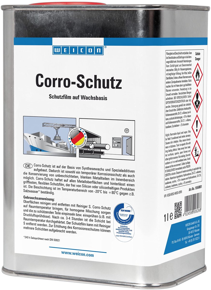 WEICON Corro-Schutz – 1 L transparante corrosiebescherming metaal