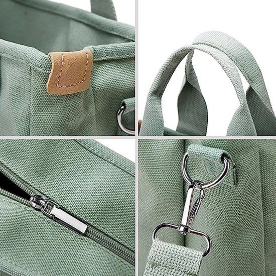 Vintage Casual Corduroy Tote Tassen Dames, Shopper Tote Bag met