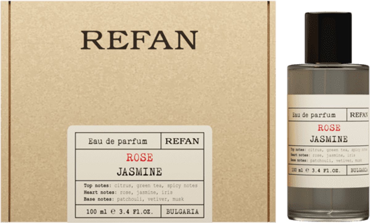 Natuurlijke ROSE JASMINE Eau de Parfum - Houtachtig - bloemig 100ml