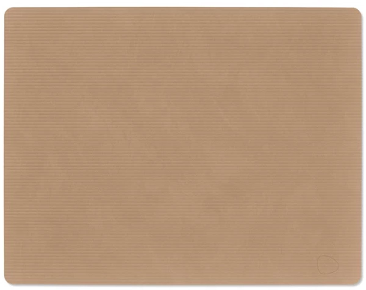 LIND DNA Corduroy placemat square 35x45cm nougat