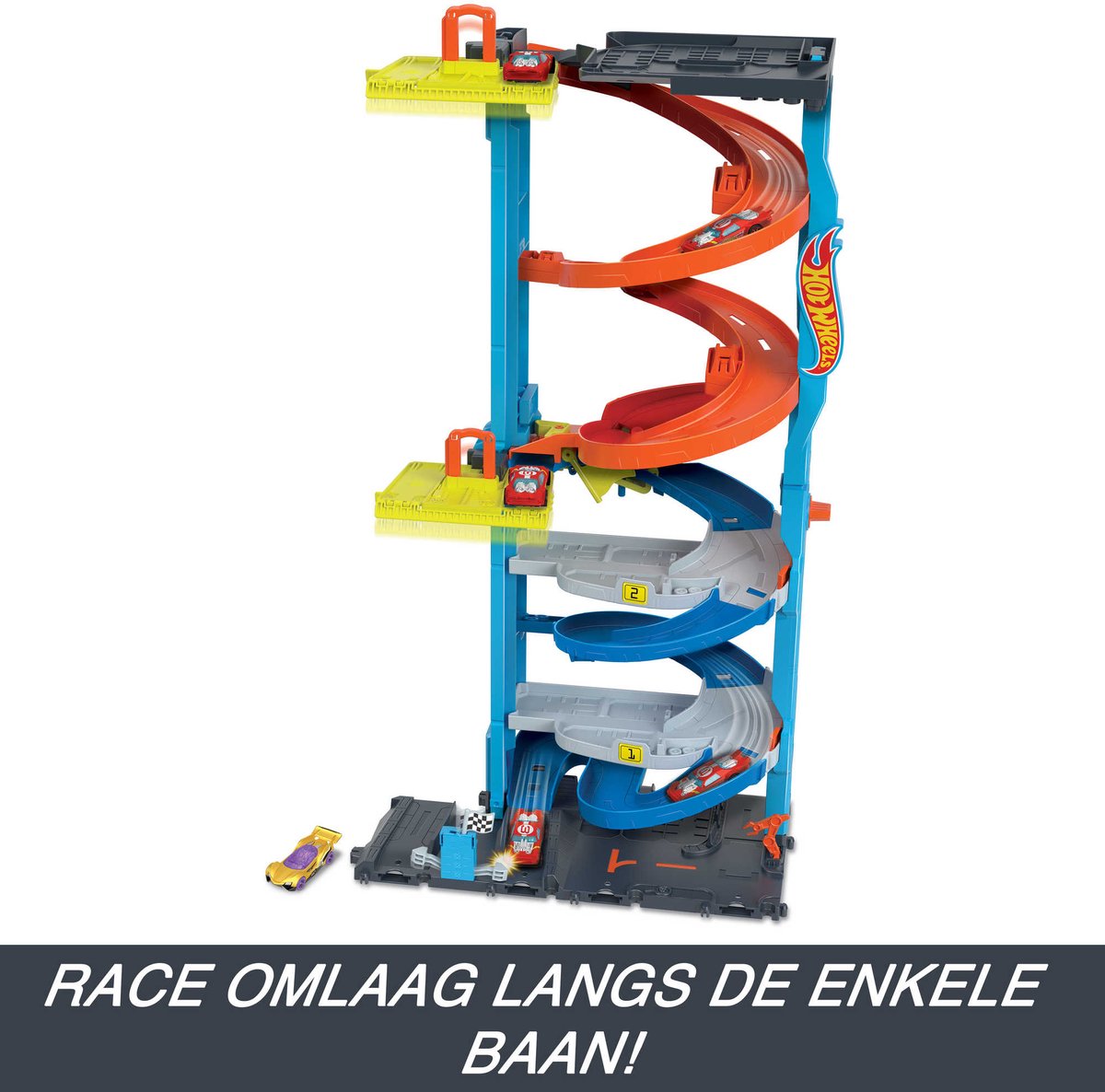 Hot Wheels City Transformerende Racetoren - Racebaan — afbeelding 5