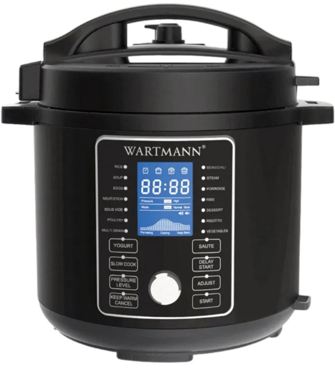 Wartmann® Pressure cooker WM-2409 MC 16-in-1 Multicooker