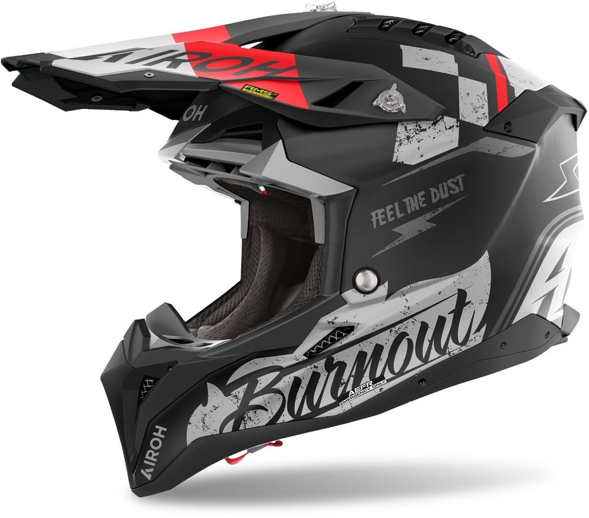 Airoh Aviator 3 Burnout Crosshelm - Maat XL - Helm